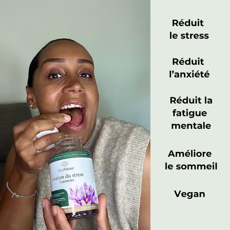 Gummies Anti-Stress Naturels au Safran – Humeur, Sommeil et Sérénité